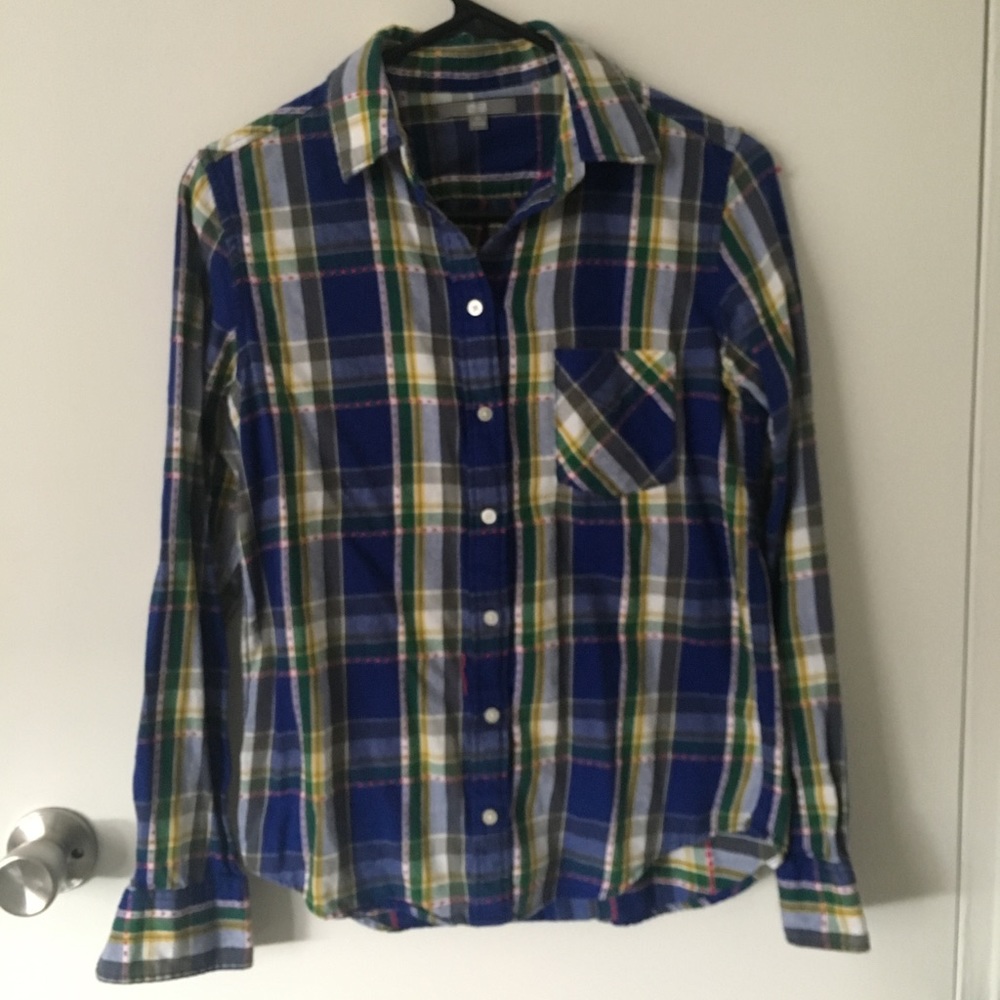 Uniqlo Plaid button down shirt
